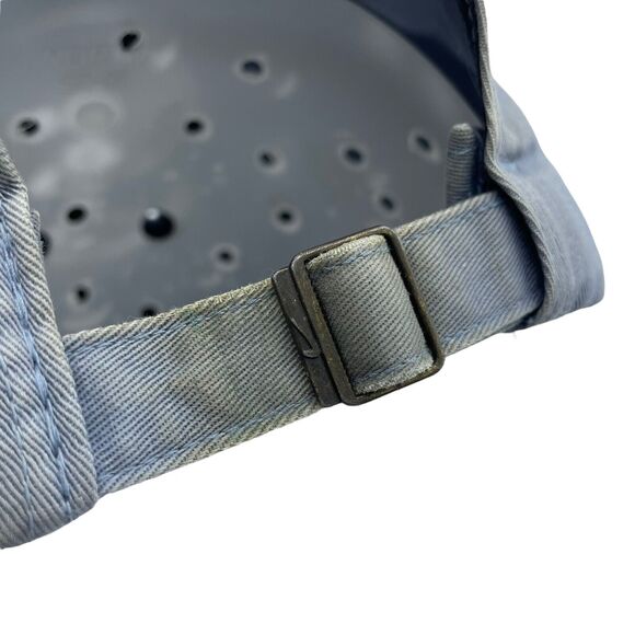 Vintage Nike Arch Block Spellout Gray Hat Y2K - Picture 4 of 6